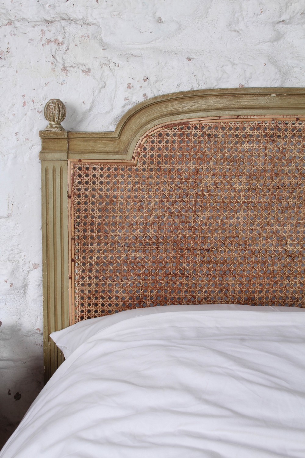 Attractive Caned Empire Style No End King Size Bed  View VI