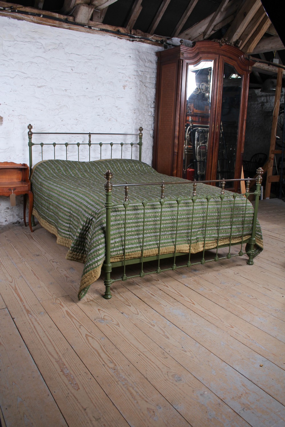 Classically French King Size Iron And Brass Bed View III