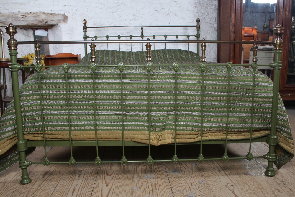 Classically French King Size Iron And Brass Bed View IV