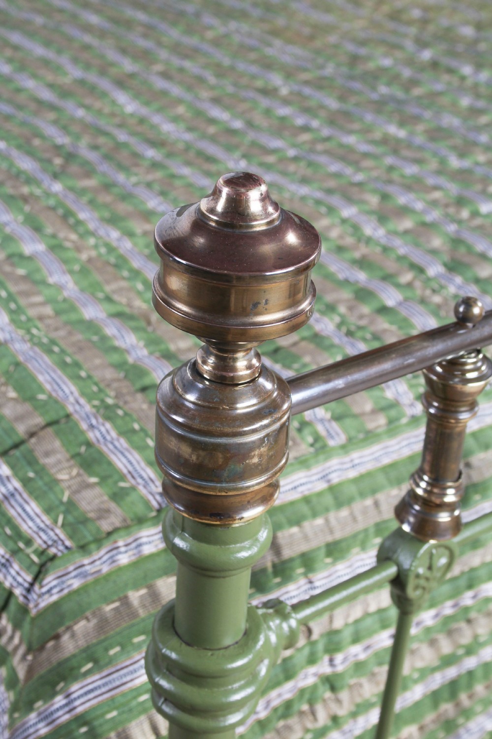 Classically French King Size Iron And Brass Bed View VI