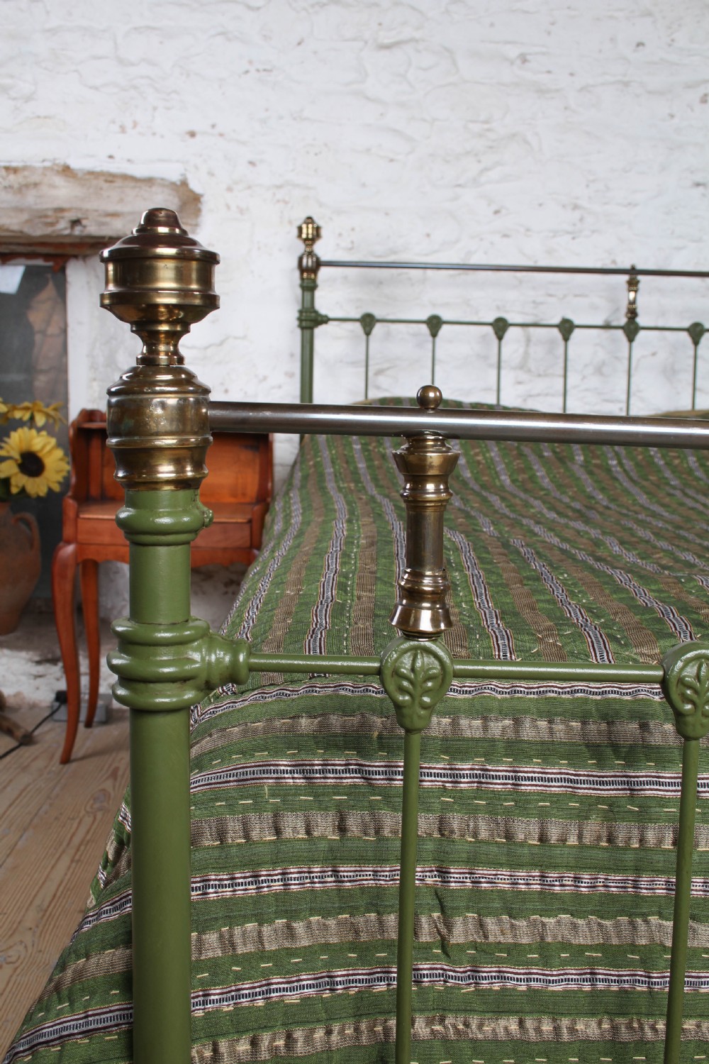 Classically French King Size Iron And Brass Bed View VII