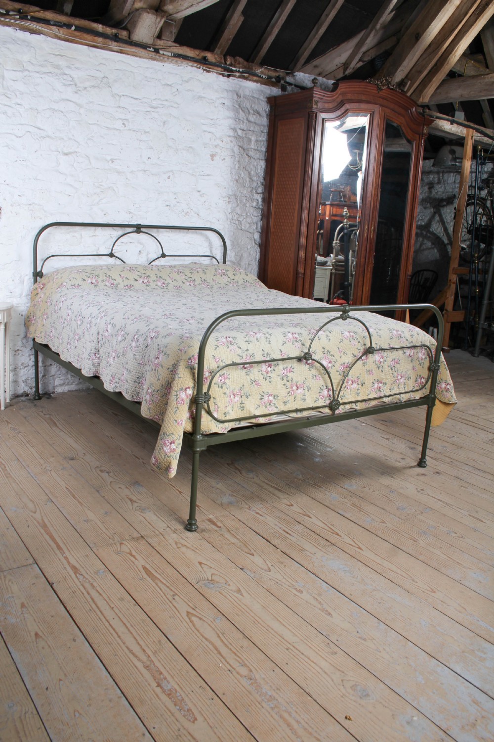 Timelessly Charming Celtic/Irish King Size Iron Bed View II