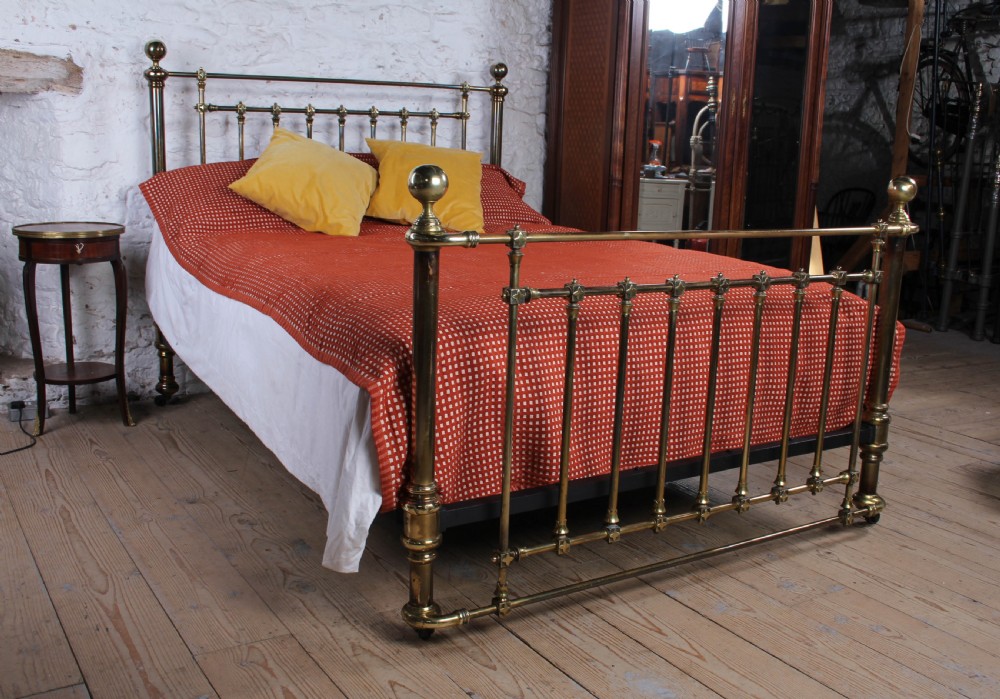 Impressively Detailed All Brass All Original King Size Bed