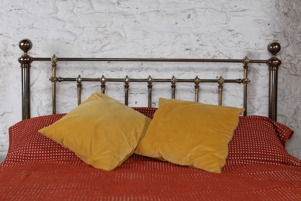 Impressively Detailed All Brass All Original King Size Bed View V