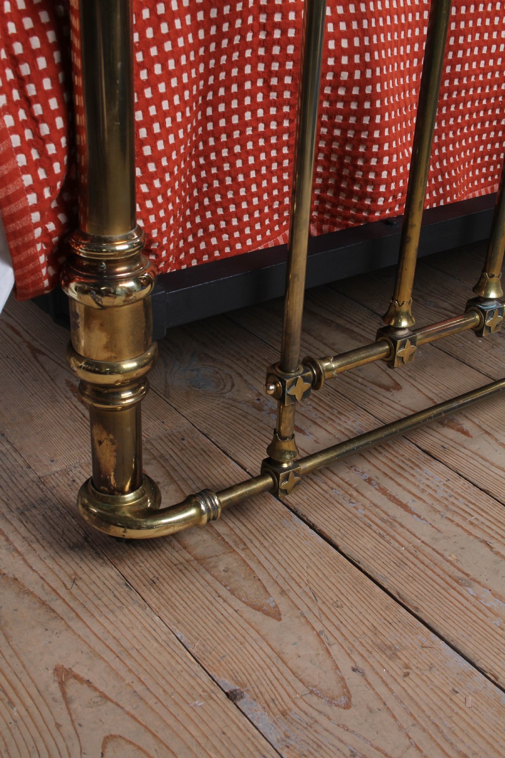 Impressively Detailed All Brass All Original King Size Bed View VII