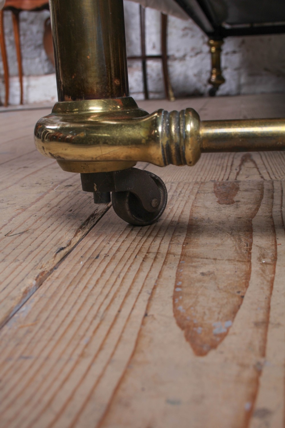 Impressively Detailed All Brass All Original King Size Bed View VIII