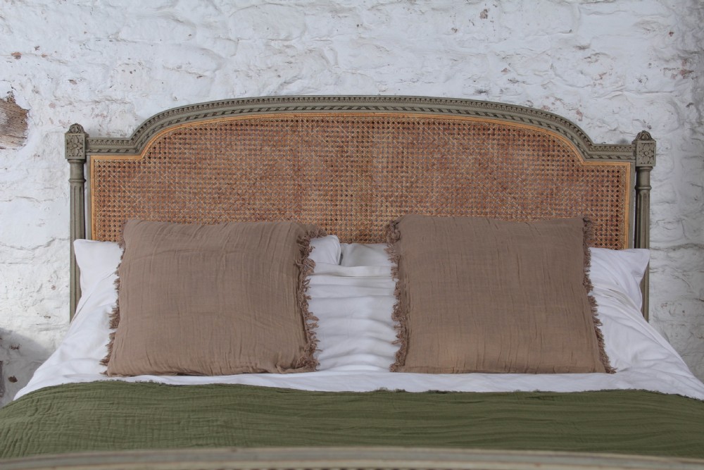 Familiar French Kingsize Caned Bergere Bed View II