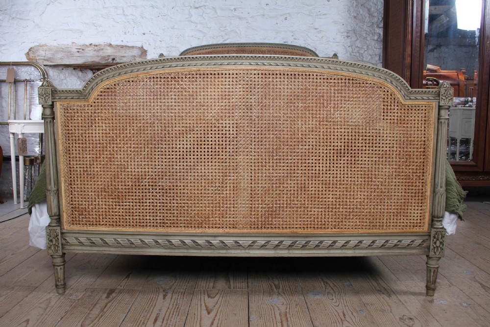 Familiar French Kingsize Caned Bergere Bed View III