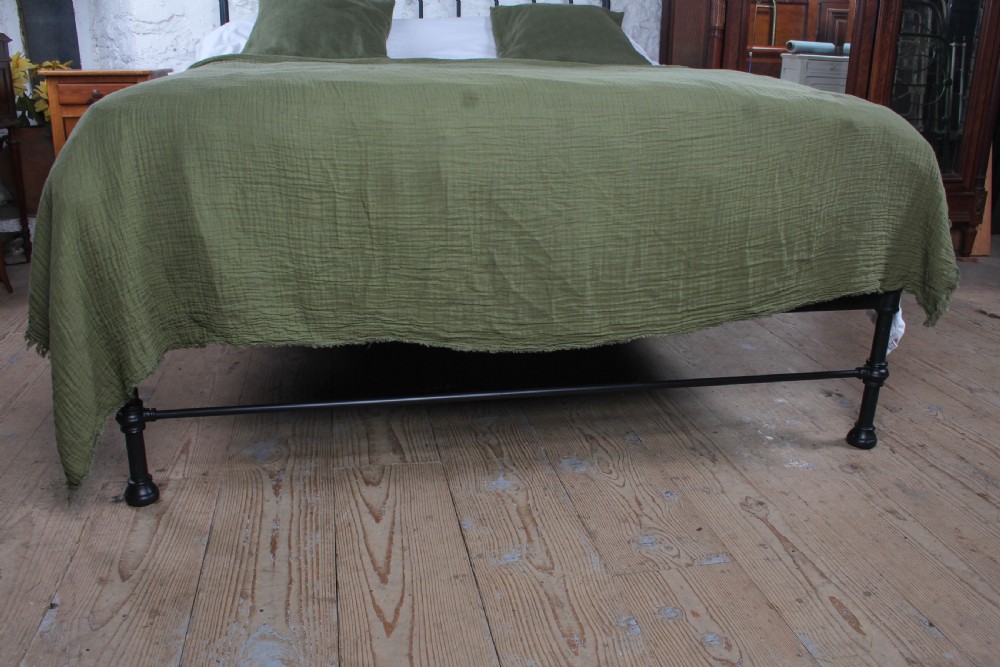 Lovely Iron and Brass King Size No End Bed   View V