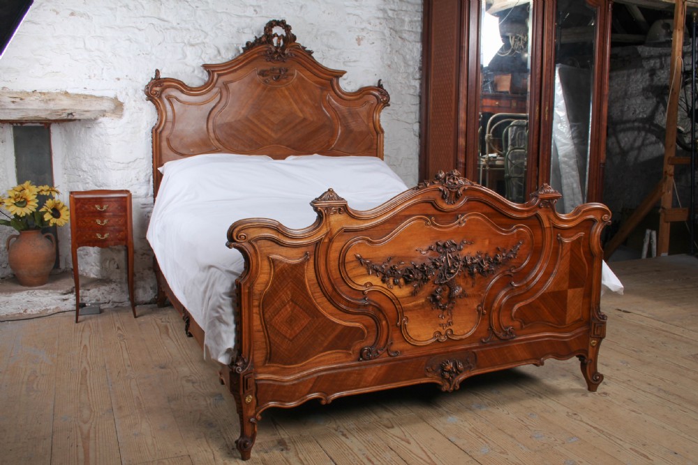 Stunning and Detailed Louis XIV Style King Size Bed. 