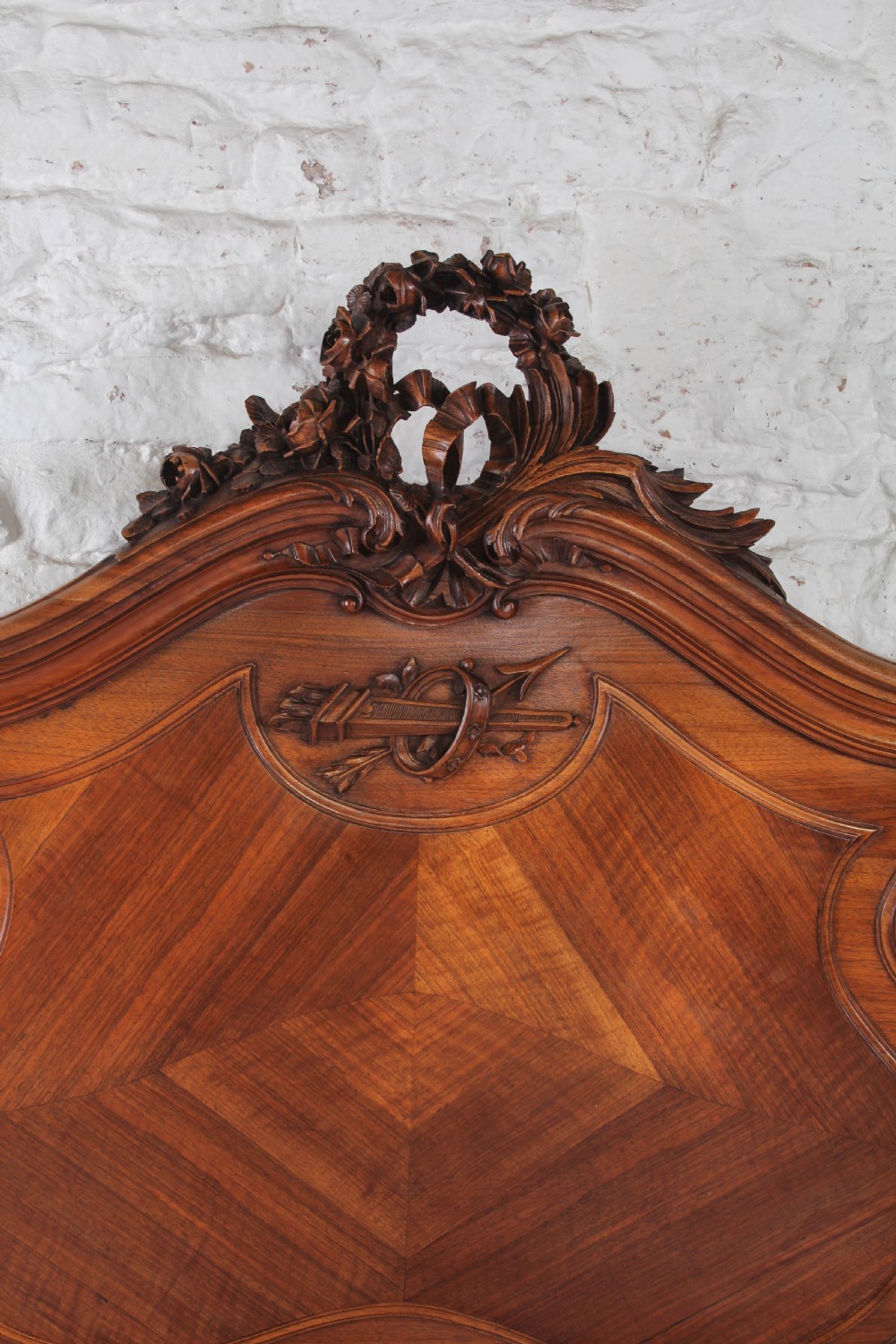 Stunning and Detailed Louis XIV Style King Size Bed.  View VI