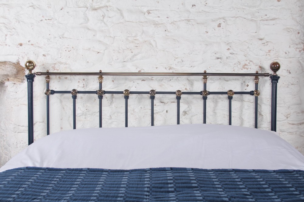 Handsome and Attractive Iron and Brass No end King Size Bed  View II
