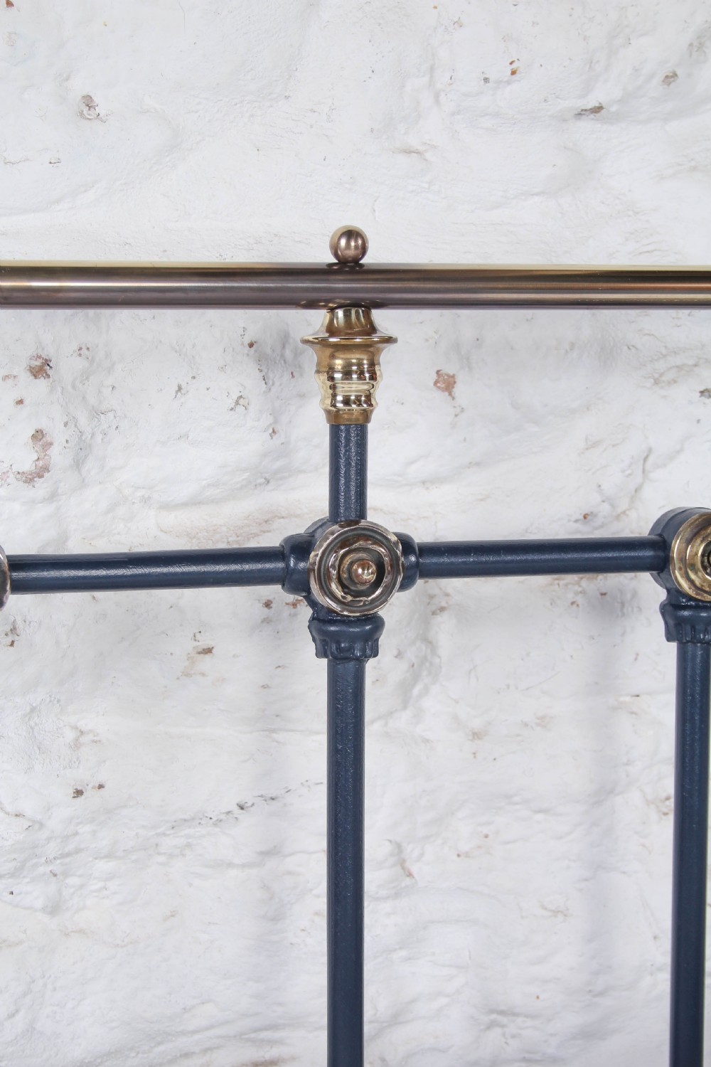 Handsome and Attractive Iron and Brass No end King Size Bed  View IV