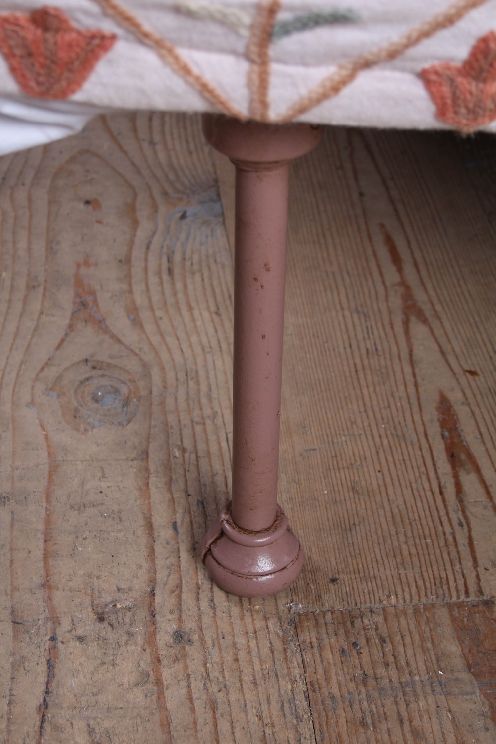 Incredibly pretty Iron and Brass King Size Bed with Lovely Castings.  View IV