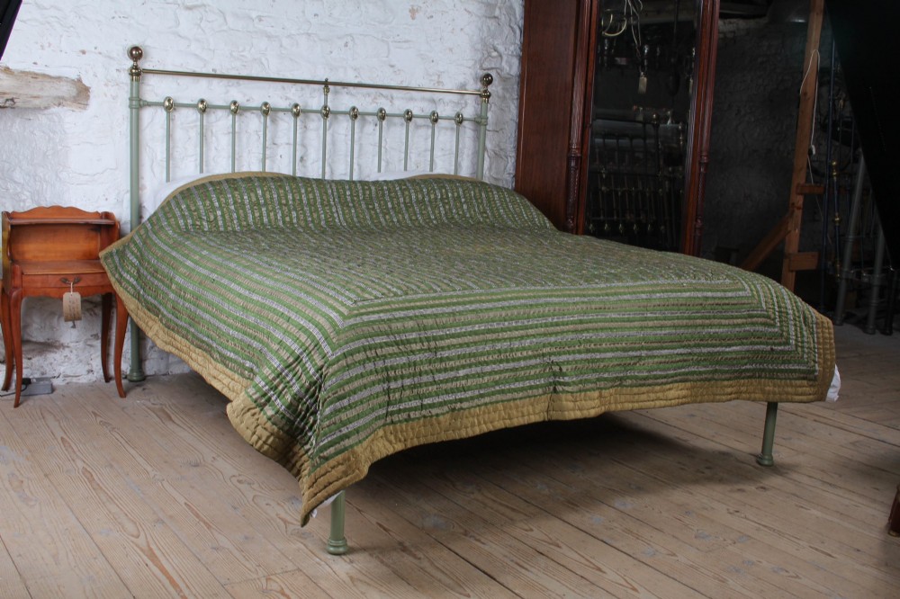 Incredibly Attractive Iron and Brass Super King Low End Bed