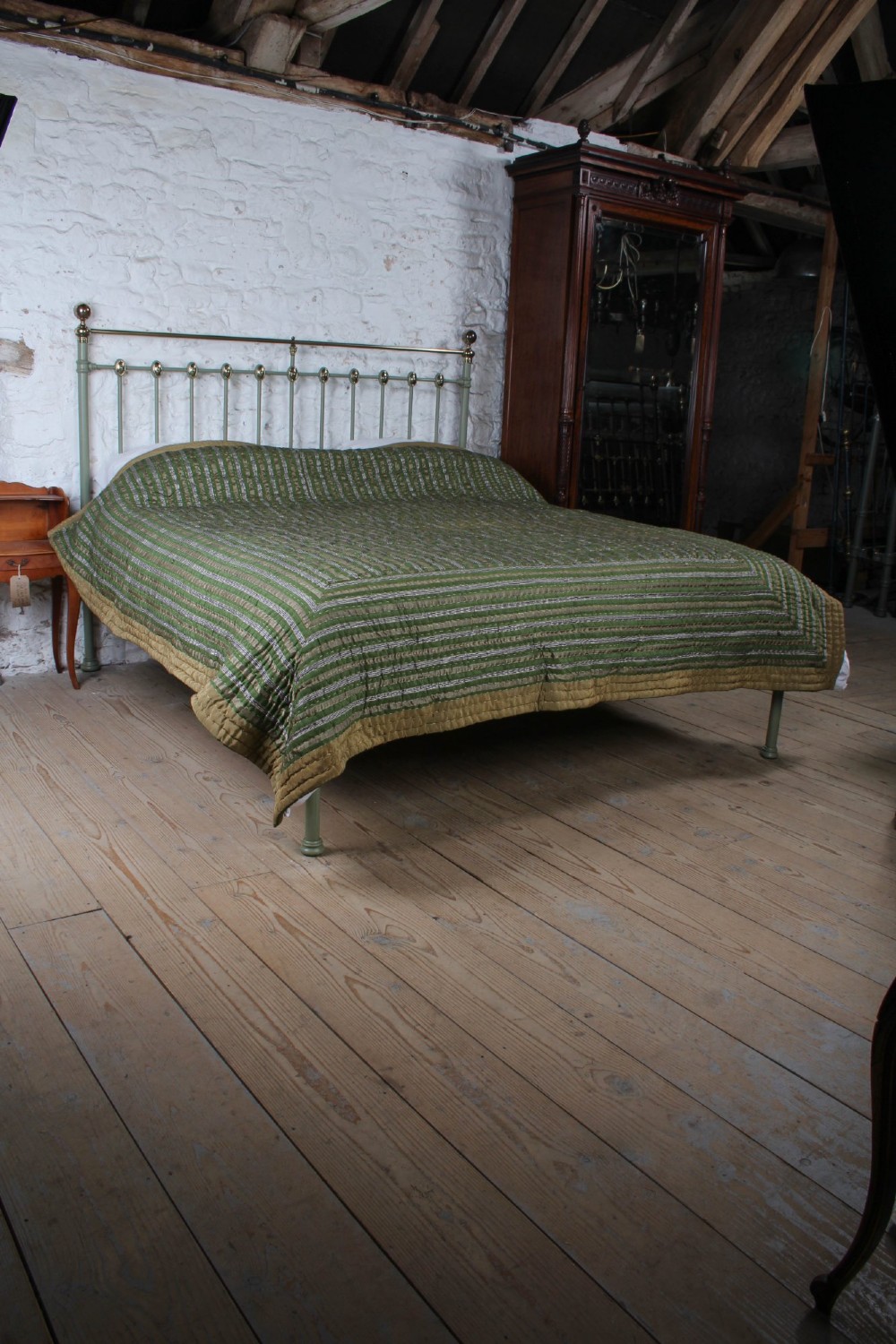 Incredibly Attractive Iron and Brass Super King Low End Bed View II