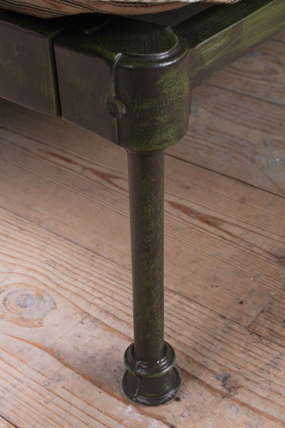 Very Nice Victorian King Size Brass and Iron Bed View IV
