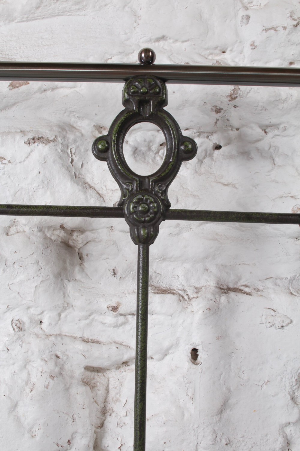 Very Nice Victorian King Size Brass and Iron Bed View VI