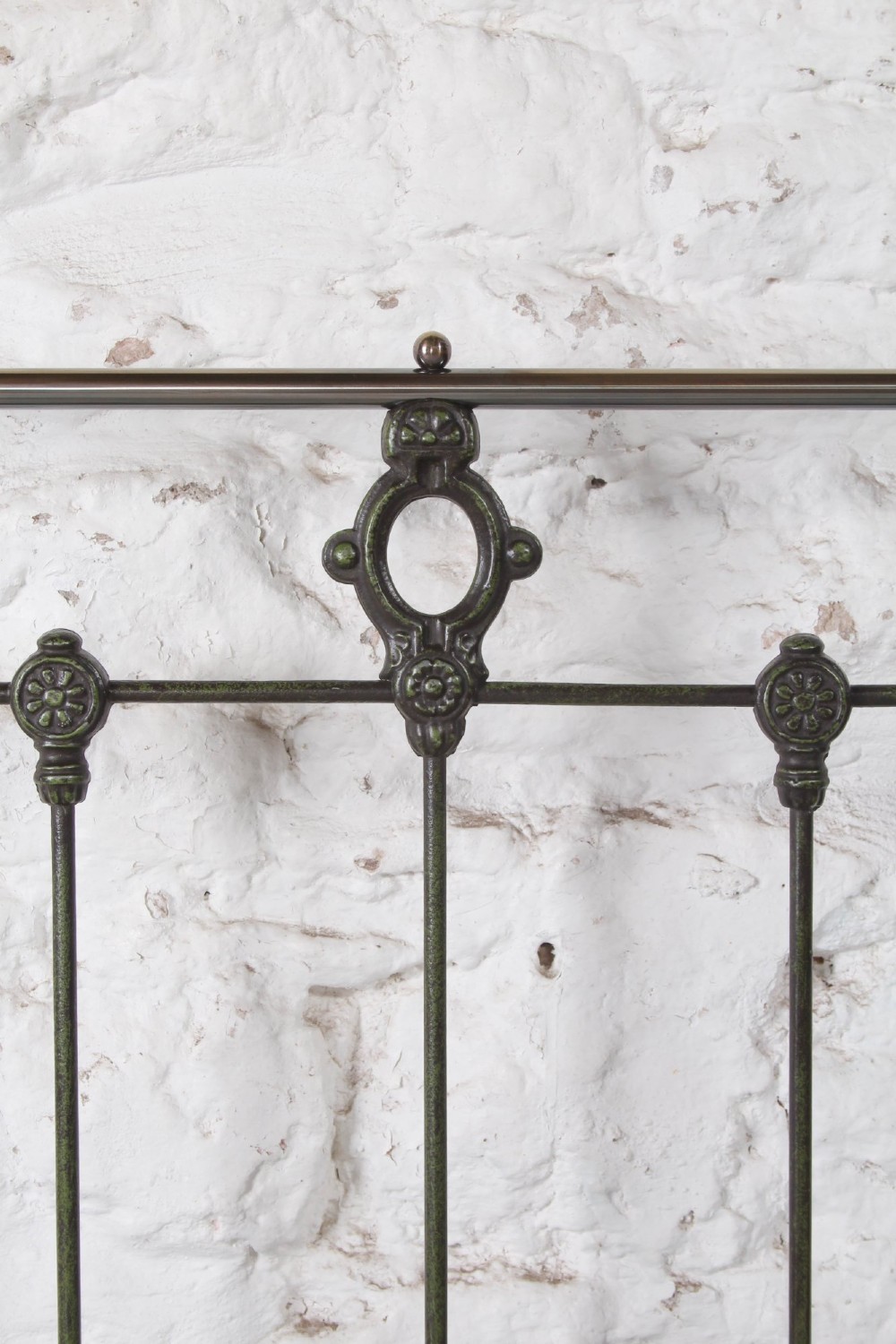 Very Nice Victorian King Size Brass and Iron Bed View VII
