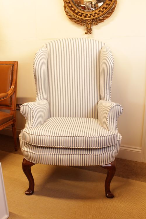 A Queen Ann Revival Arm Chair