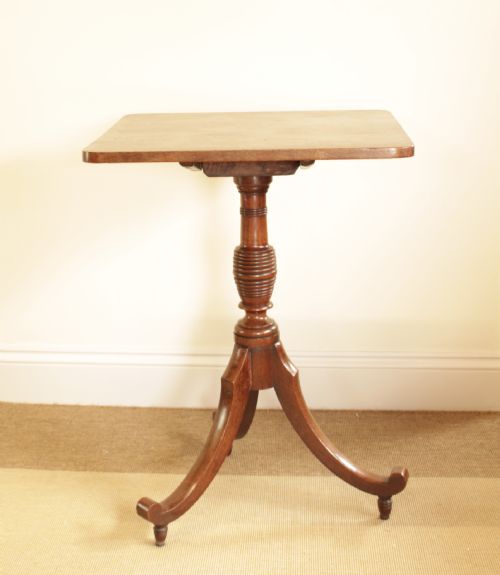 A MAHOGANY TILT TOP TABLE - ADDITIONAL PHOTO 1