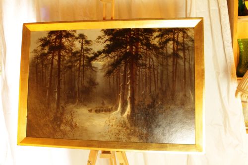 A 19th Century Oil on Canvas
