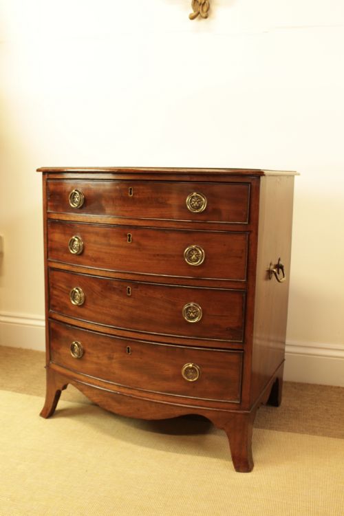 A Georgian Mahogany Chest of Drawers