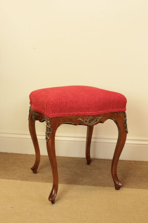 A French Walnut Stool