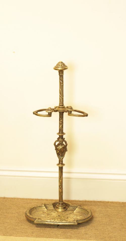 A 19th C. French Brass Umbrella Stand