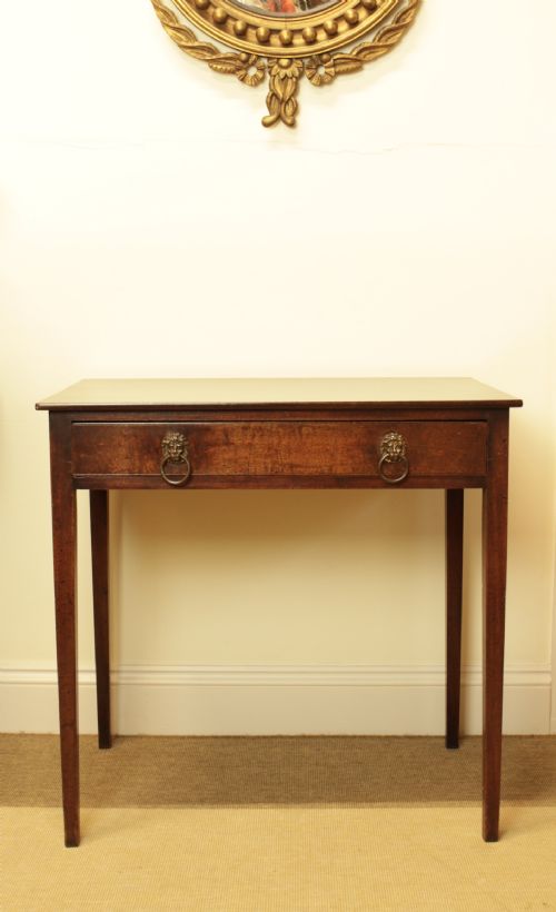George III Mahogany Side Table