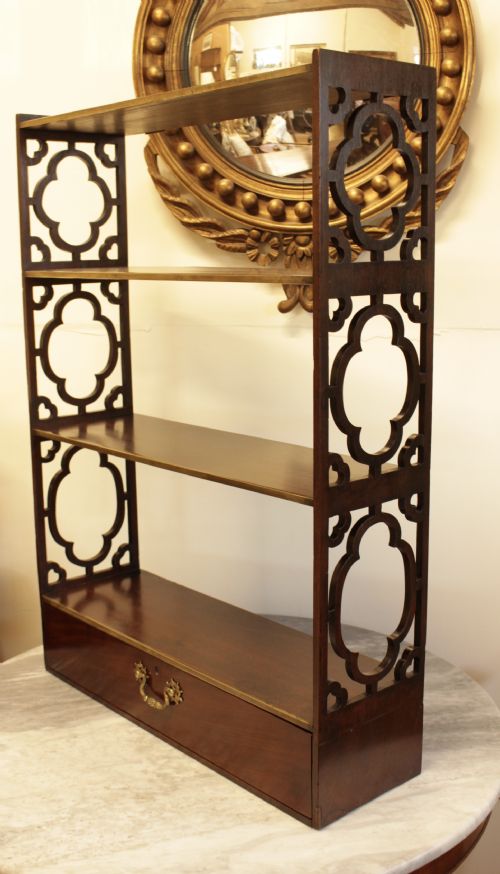 A Georgian Mahogany Wall Shelves