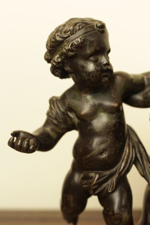 A 19TH CENTURY CHERUBS FRENCH BRONZE - ADDITIONAL PHOTO 5