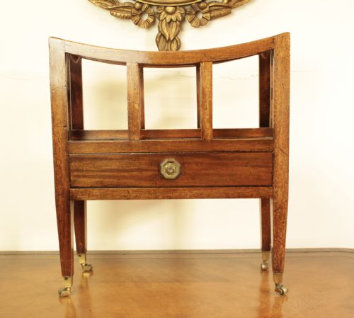 A Mahogany Magazine Rack