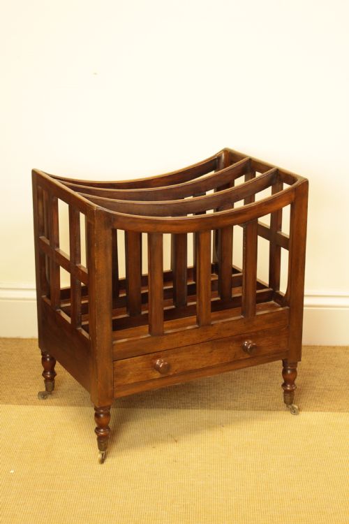 A 19th Century Mahogany Canterbury