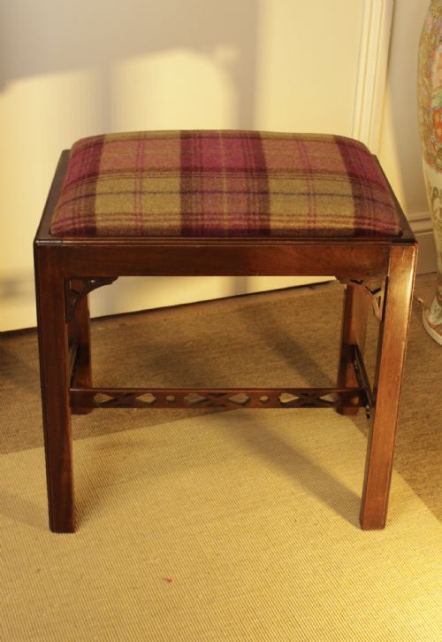A 19th C. Mahogany Foot / Dressing Table Stool