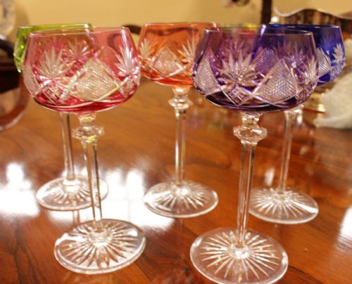 A Set of Val St Lambert Height 18cms