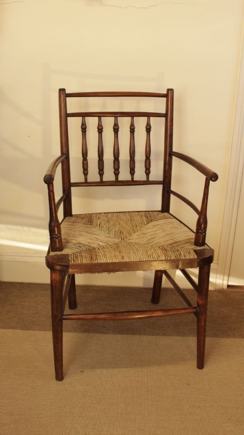 English Arts & Craft Antique Sussex Armchair