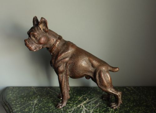 A Stunning Cast Bronze of an Italian Mastiff C.1900