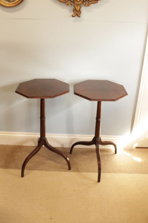 A Pair of Georgian Mahogany Wine Tables