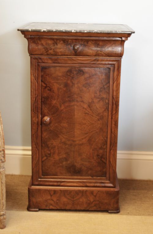 A 19th C. French Walnut Bedside Cabinet