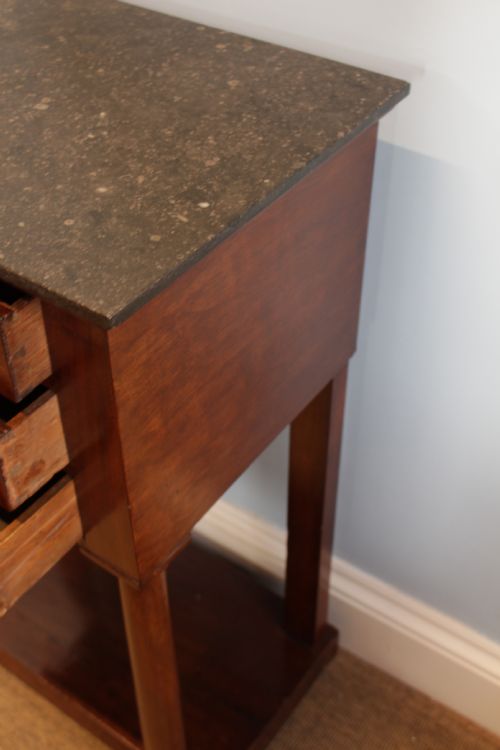 C1810 FRENCH FLAME MAHOGANY TABLE - ADDITIONAL PHOTO 1