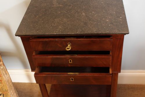 C1810 FRENCH FLAME MAHOGANY TABLE - ADDITIONAL PHOTO 4