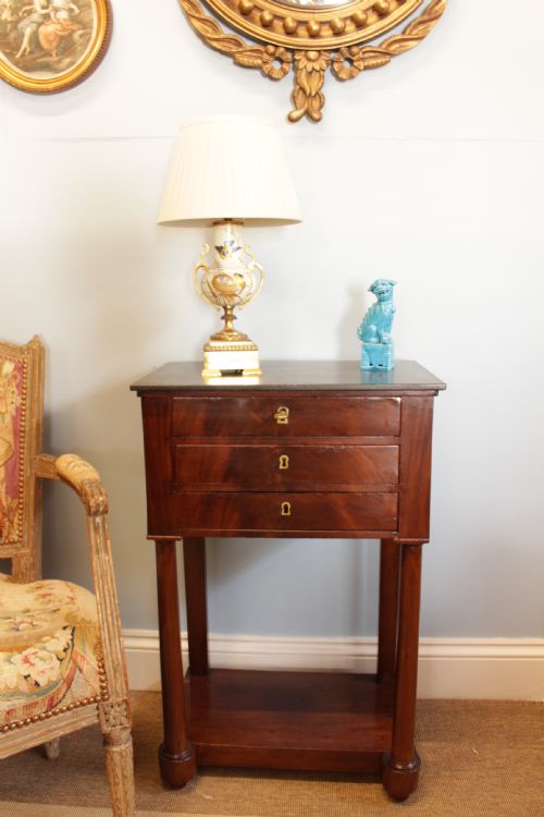 C1810 FRENCH FLAME MAHOGANY TABLE - ADDITIONAL PHOTO 8