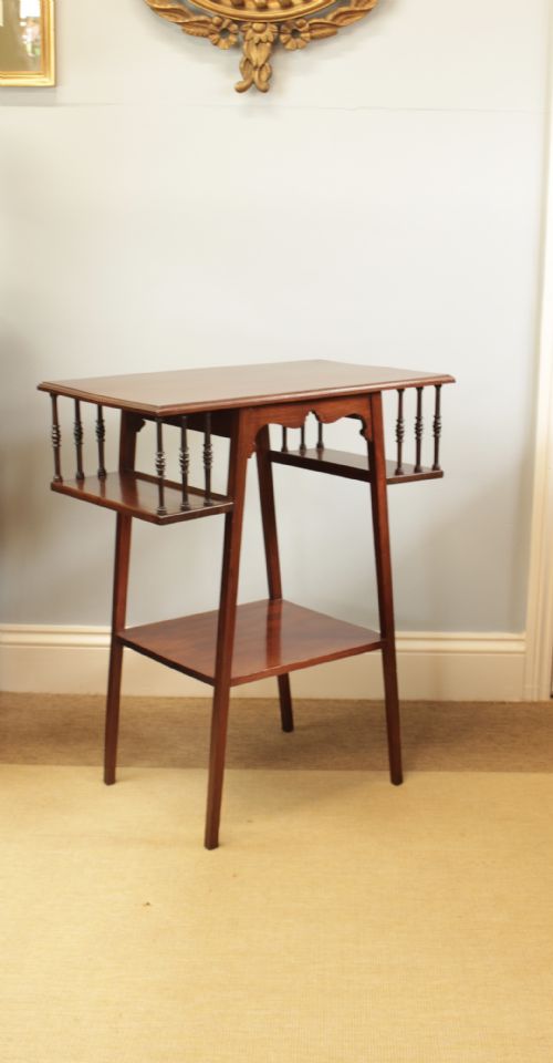 An Arts & Craft Mahogany Side Table