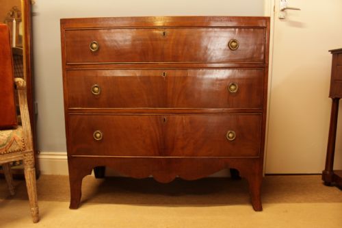An 19th C. Mahogany Chest of Drawers