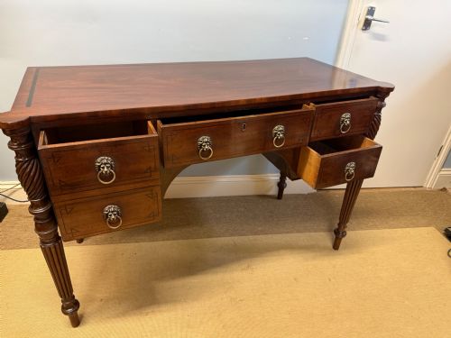 A FINE REGENCY MAHOGANY SIDEBOARD WITH EBONY INLAY - ADDITIONAL PHOTO 2