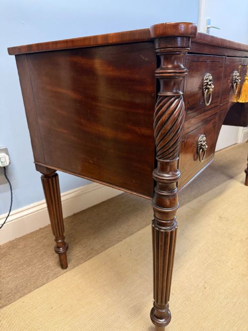 A FINE REGENCY MAHOGANY SIDEBOARD WITH EBONY INLAY - ADDITIONAL PHOTO 7