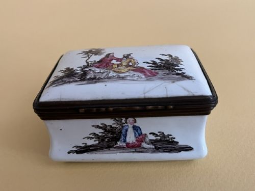 LATE 18TH CENTURY ENAMEL BOX