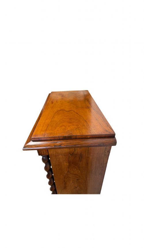 EXCEPTIONAL 19TH CENTURY VICTORIAN ROSEWOOD OPEN BOOKCASE - ADDITIONAL PHOTO 2