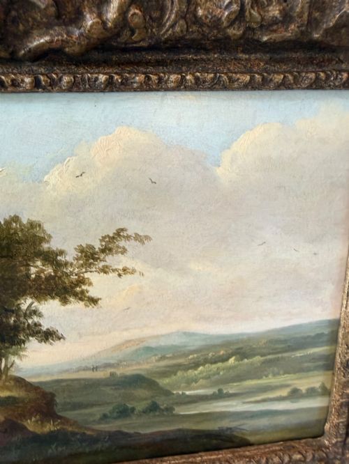 19TH CENTURY OIL ON BOARD LANDSCAPE - ADDITIONAL PHOTO 1